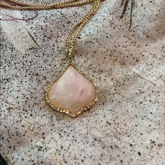 Rose Quartz Pendant Necklace - Picture 7 of 9